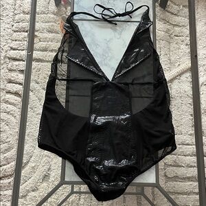 🖤🔥SHEIN Black Textured Bodysuit